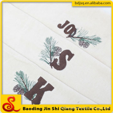 China wholesale velour towel custom embroidery face towel hand towel